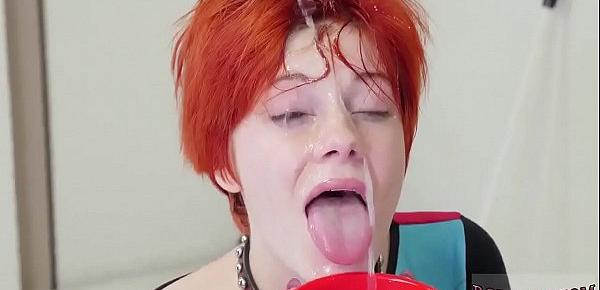  Danny sex cum and 1st time teens xxx Cummie, the Painal Cum Cat